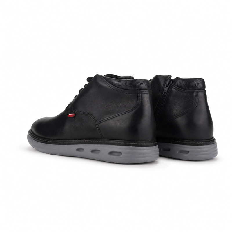 BOTIN FERRACINI HOMBRE 4567 FULL NEGRO CASUAL - 7