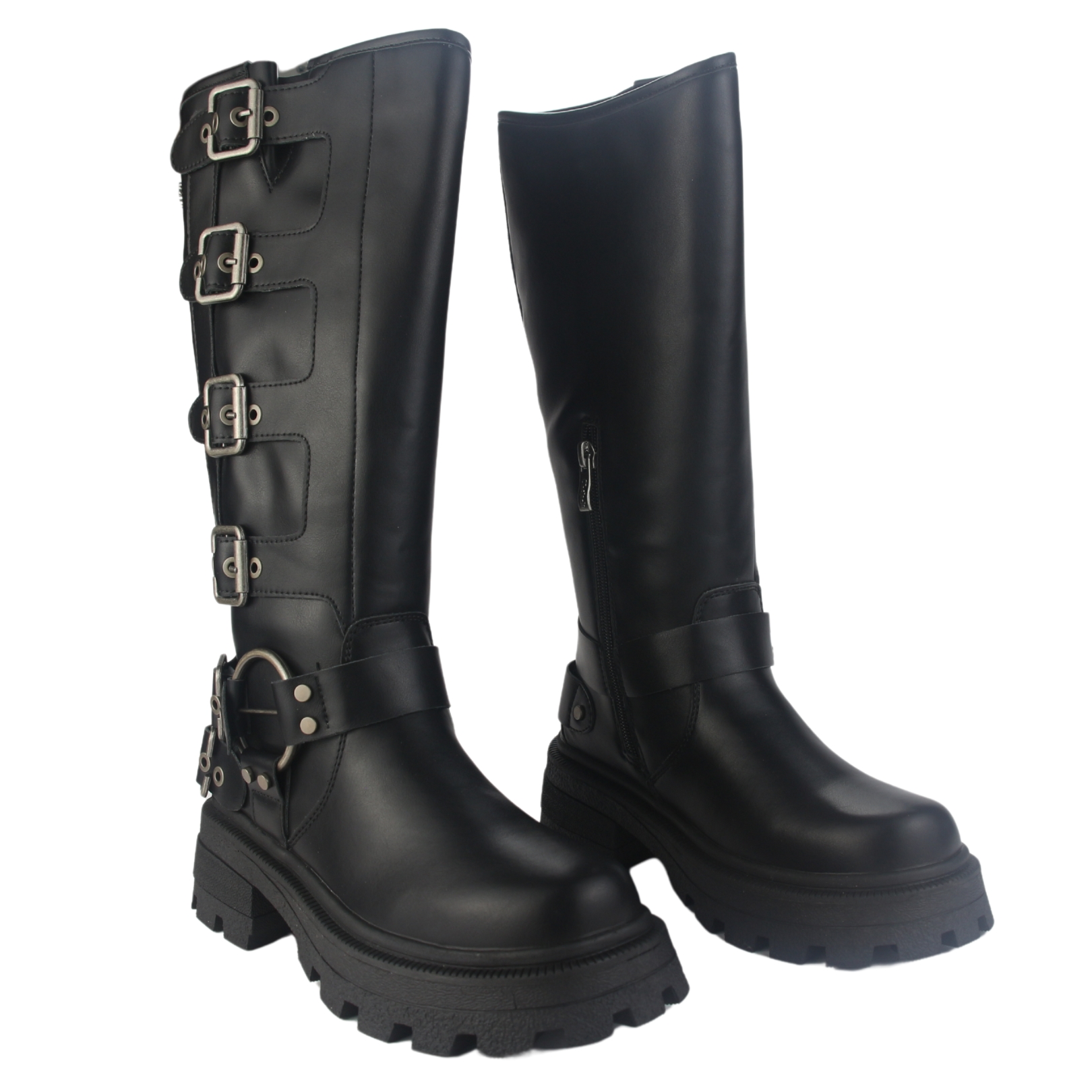 BOTA CHALADA MUJER TRIVA-1 NEGRO CASUAL - 5