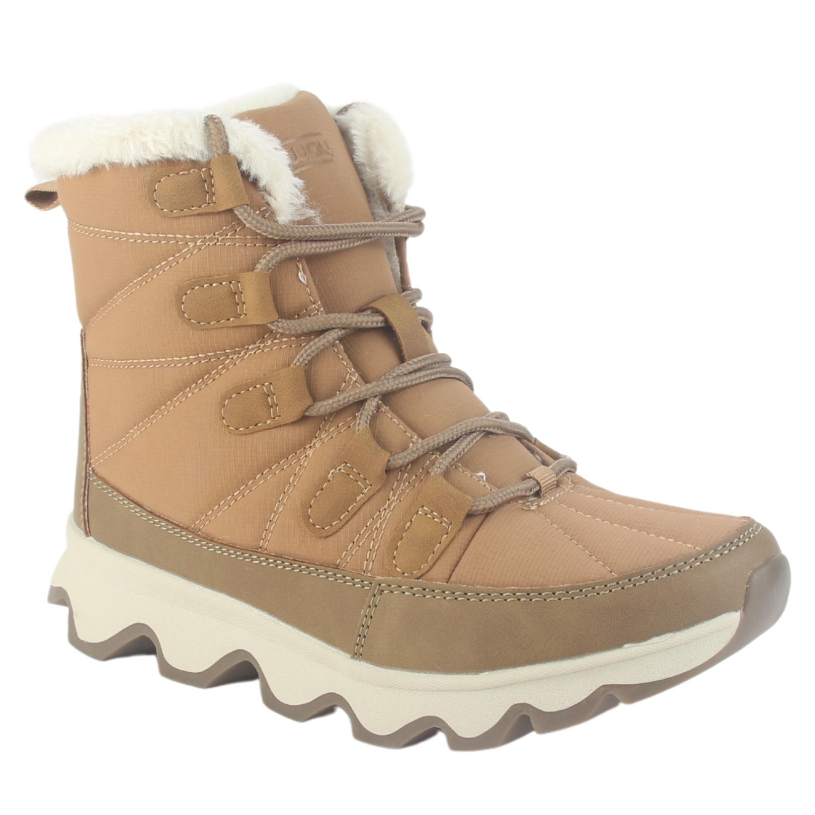 BOTIN OUTDOOR FUNWAY MUJER POLAR-1 CAMEL - 3