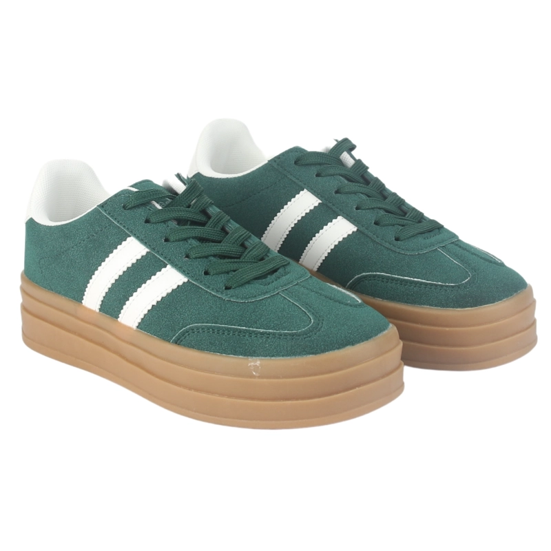 ZAPATILLA CHALADA MUJER ANDY-13 VERDE URBANO - 5