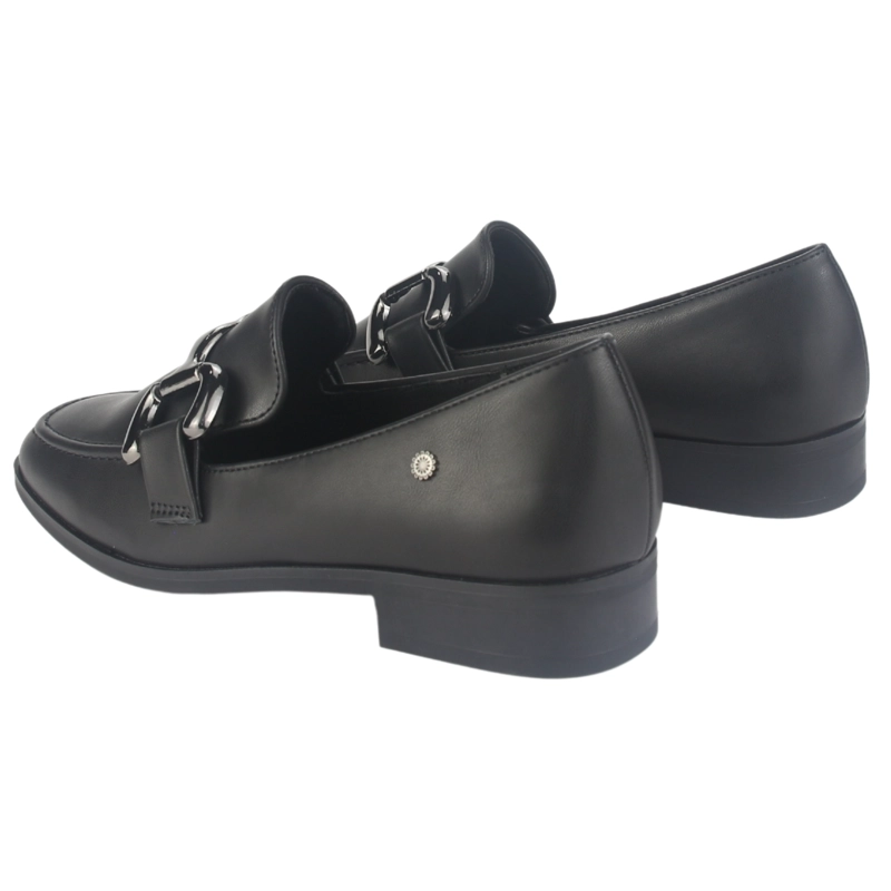 MOCASIN CHALADA MUJER SLEEP-30 NEGRO CASUAL - 4