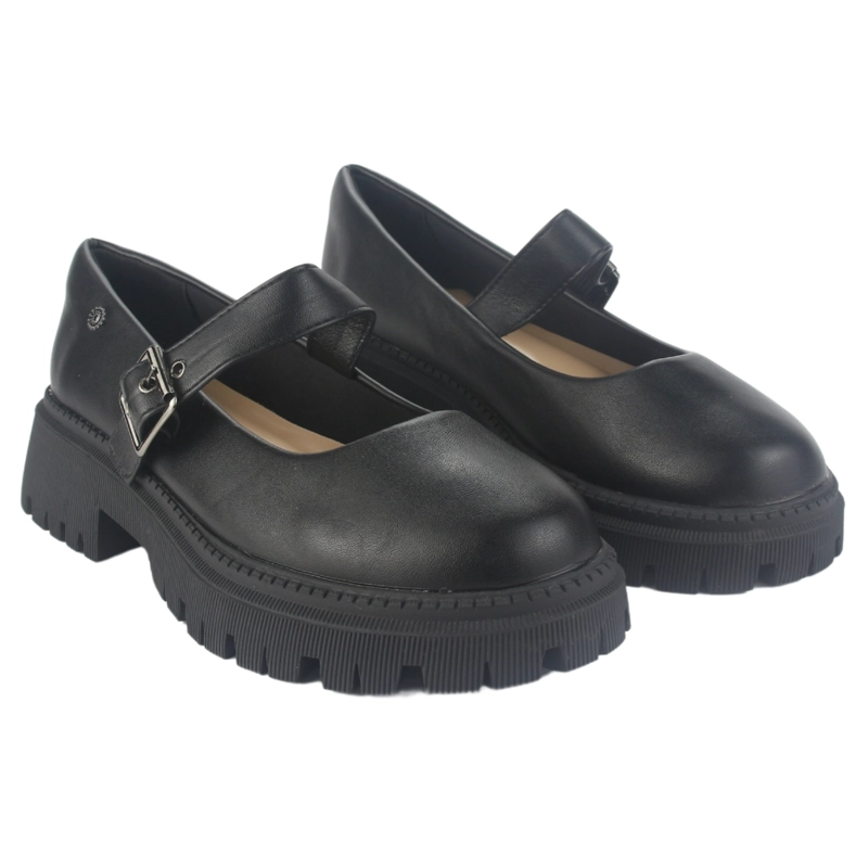 MOCASIN CHALADA MUJER LINA-3 NEGRO CASUAL - 5