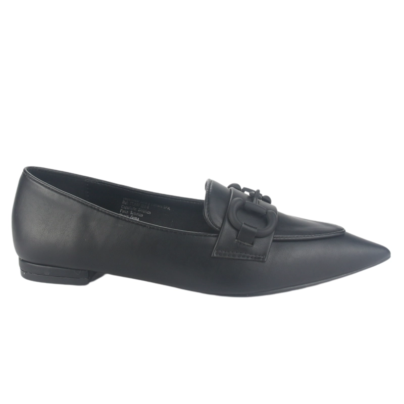 MOCASIN CHALADA MUJER SLAK-1 NEGRO CASUAL - 1