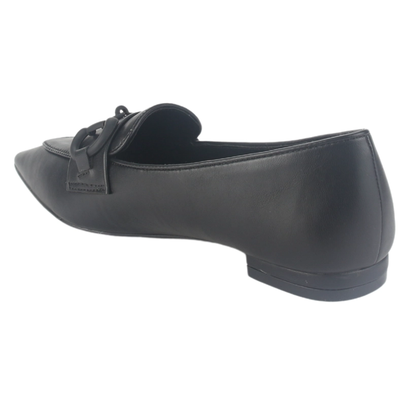 MOCASIN CHALADA MUJER SLAK-1 NEGRO CASUAL - 4