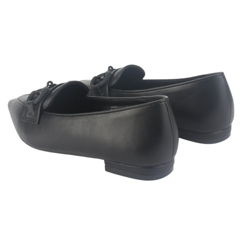 MOCASIN CHALADA MUJER SLAK-1 NEGRO CASUAL - 6