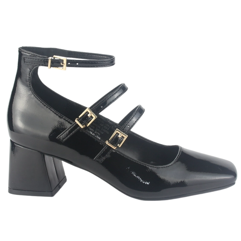 ZAPATO CHALADA MUJER CORSO-9 NEGRO CASUAL - 1