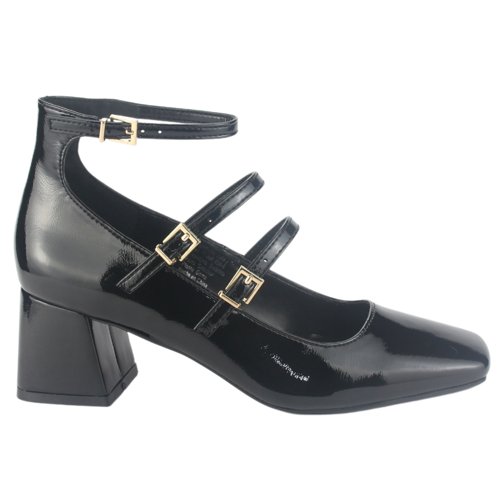 ZAPATO CHALADA MUJER CORSO-9 NEGRO CASUAL - 1