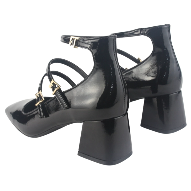 ZAPATO CHALADA MUJER CORSO-9 NEGRO CASUAL - 6