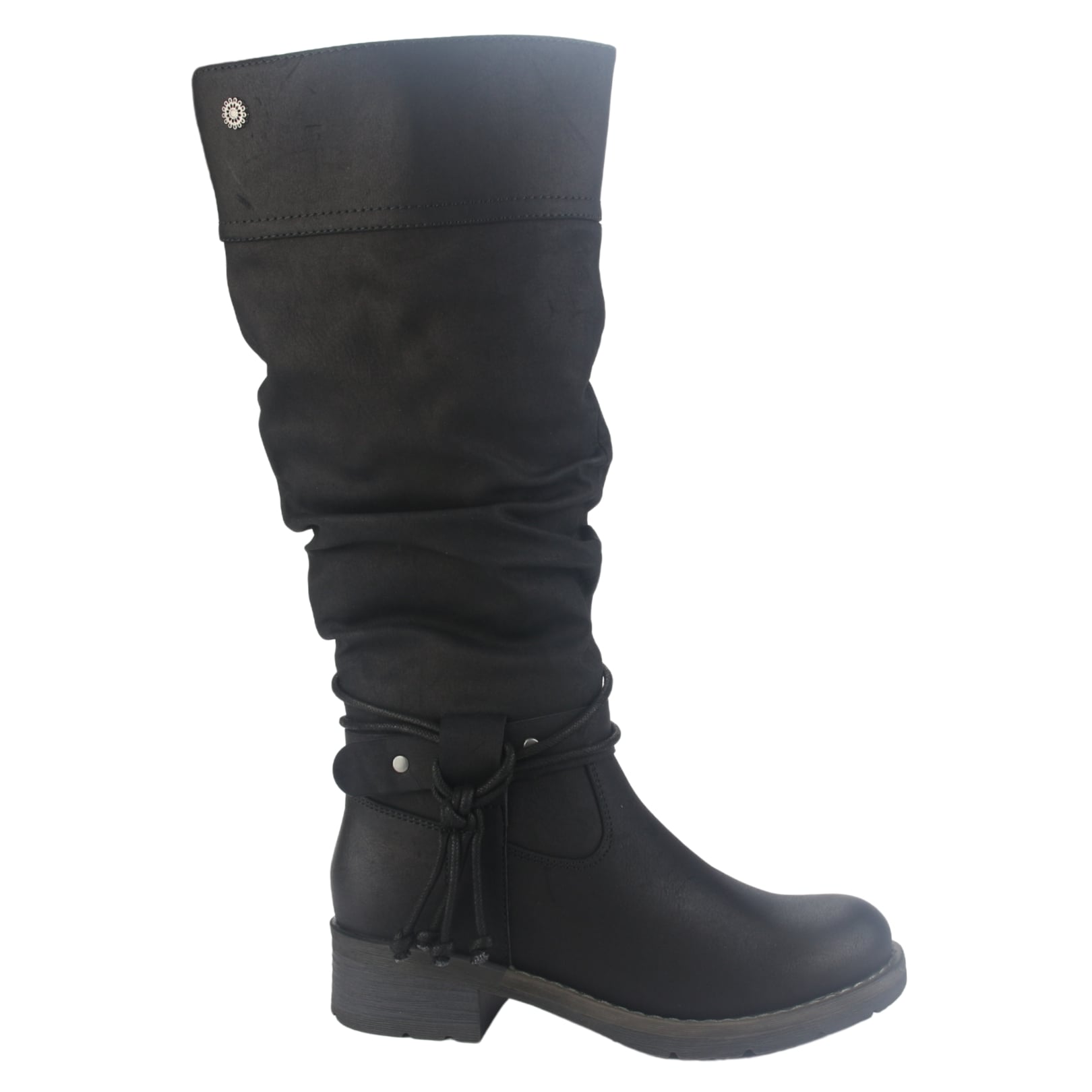 BOTA CHALADA MUJER TORRI-30 NEGRO CASUAL - 1
