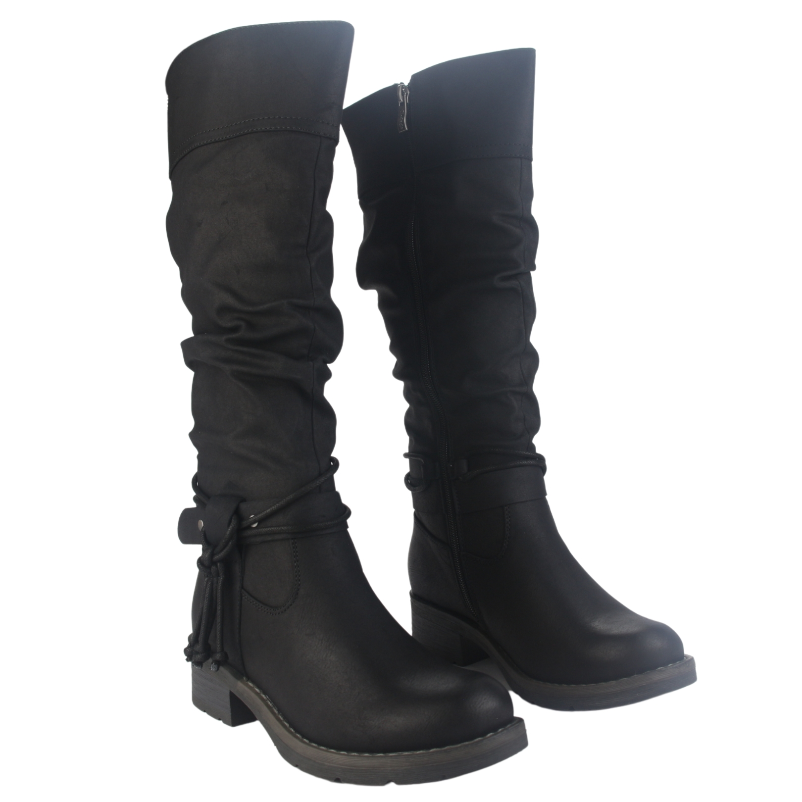BOTA CHALADA MUJER TORRI-30 NEGRO CASUAL - 5