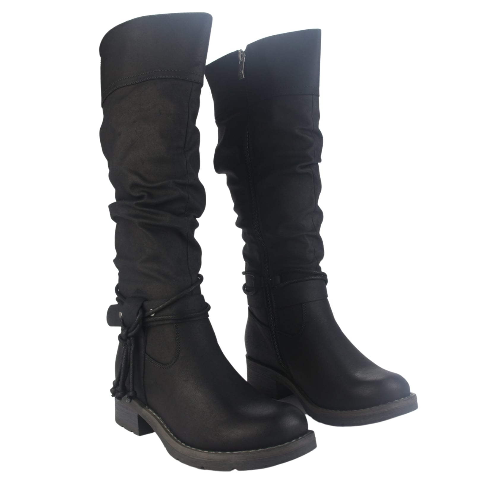 BOTA CHALADA MUJER TORRI-30 NEGRO CASUAL - 5