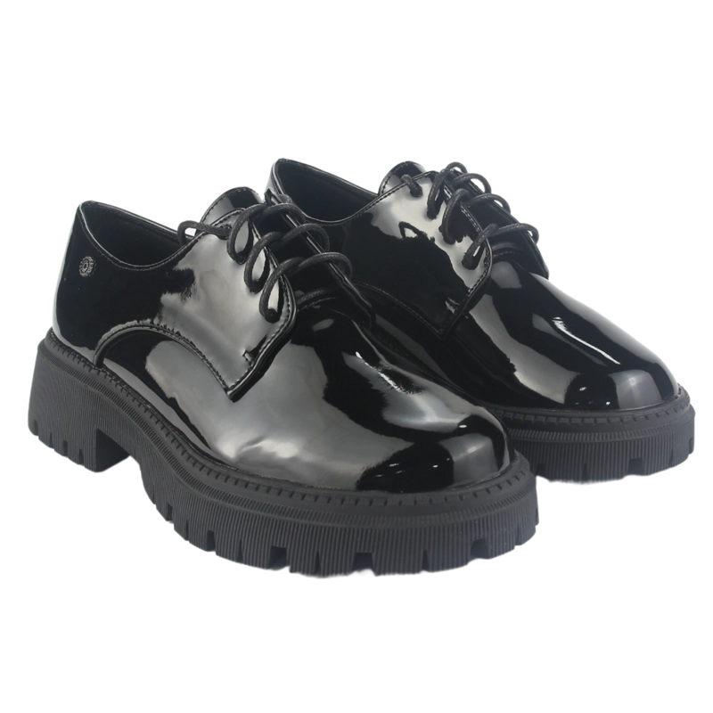 MOCASIN CHALADA MUJER LINA-1 NEGRO CASUAL - 5