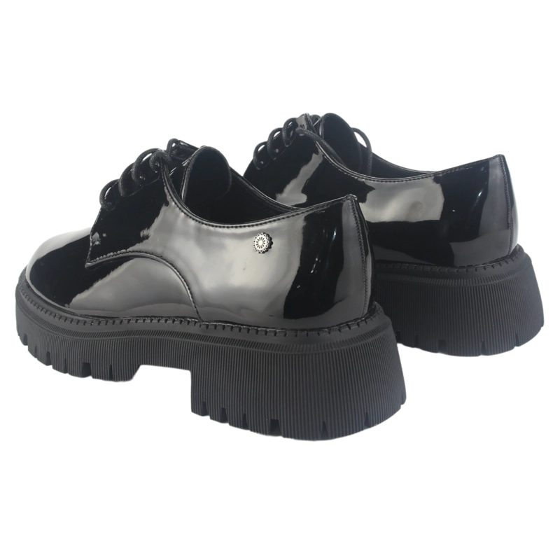 MOCASIN CHALADA MUJER LINA-1 NEGRO CASUAL - 6