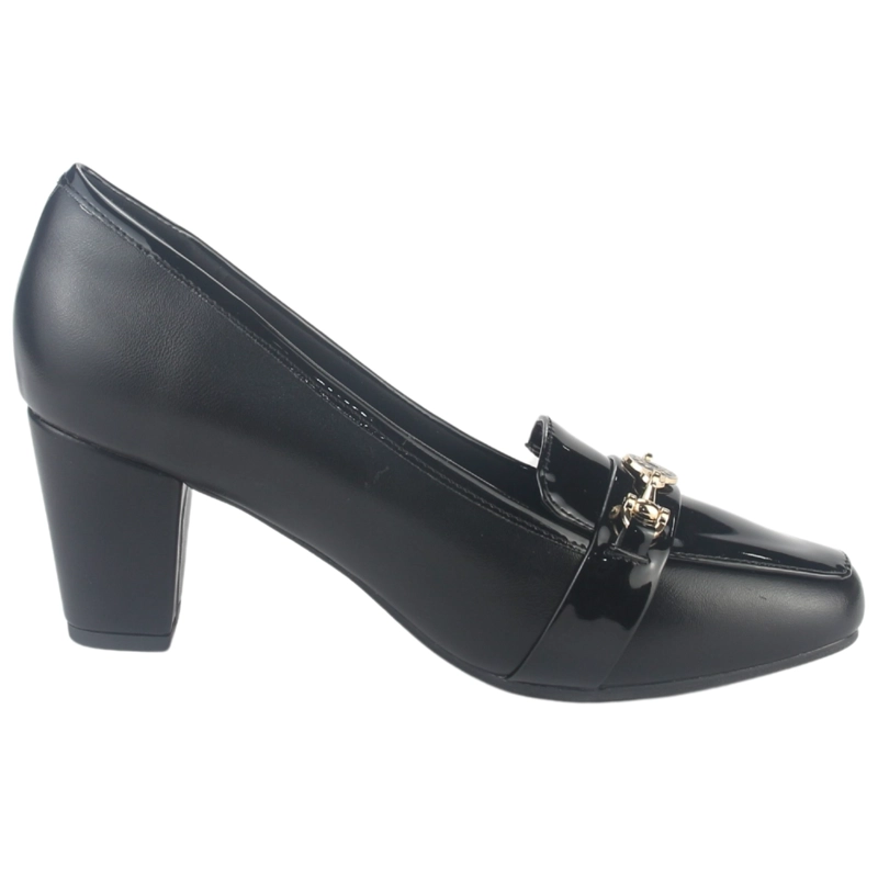 ZAPATO CHALADA MUJER FALERNA-1 NEGRO CASUAL - 1