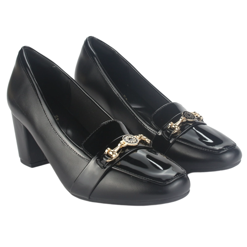 ZAPATO CHALADA MUJER FALERNA-1 NEGRO CASUAL - 5