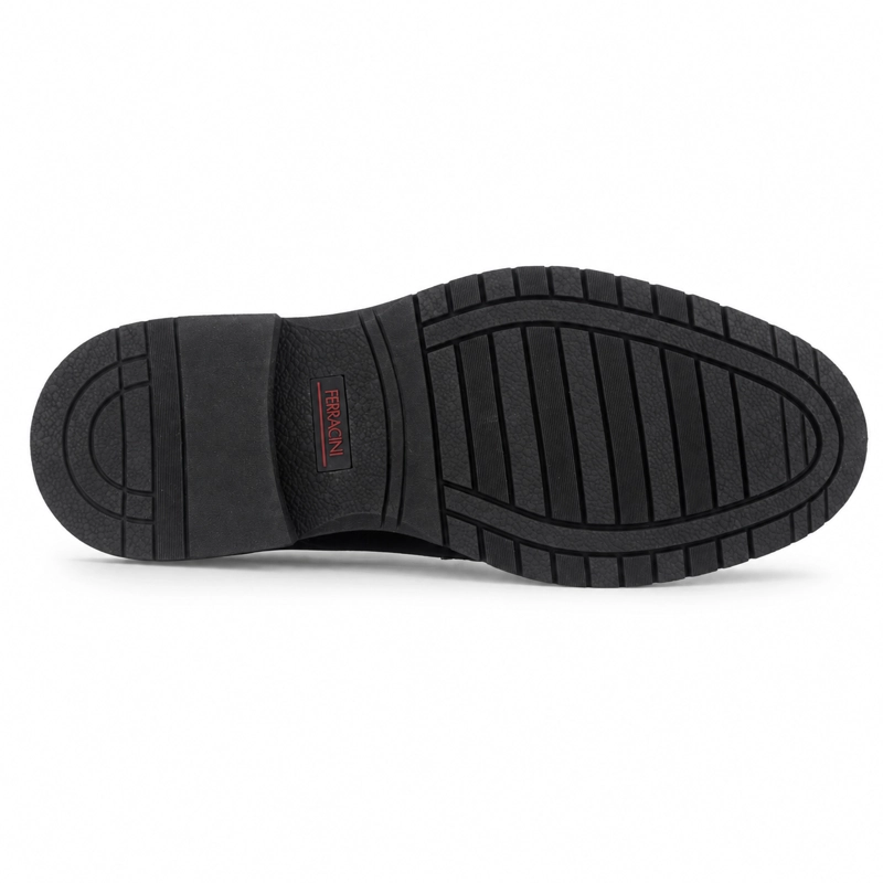 ZAPATO FERRACINI HOMBRE 5436 FIRENZE NEGRO CASUAL - 5