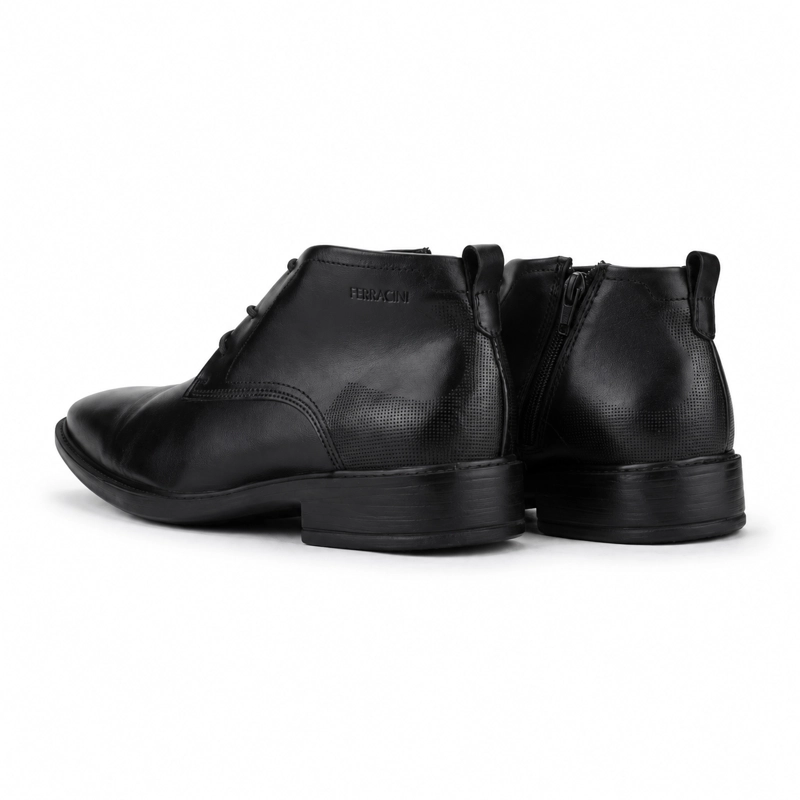 BOTIN FERRACINI HOMBRE 6867 PARIS NEGRO CASUAL - 6