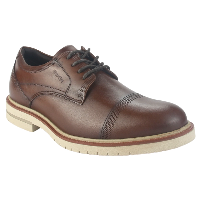 ZAPATO FERRACINI HOMBRE 5435 FIRENZE CAFE  CASUAL - 3
