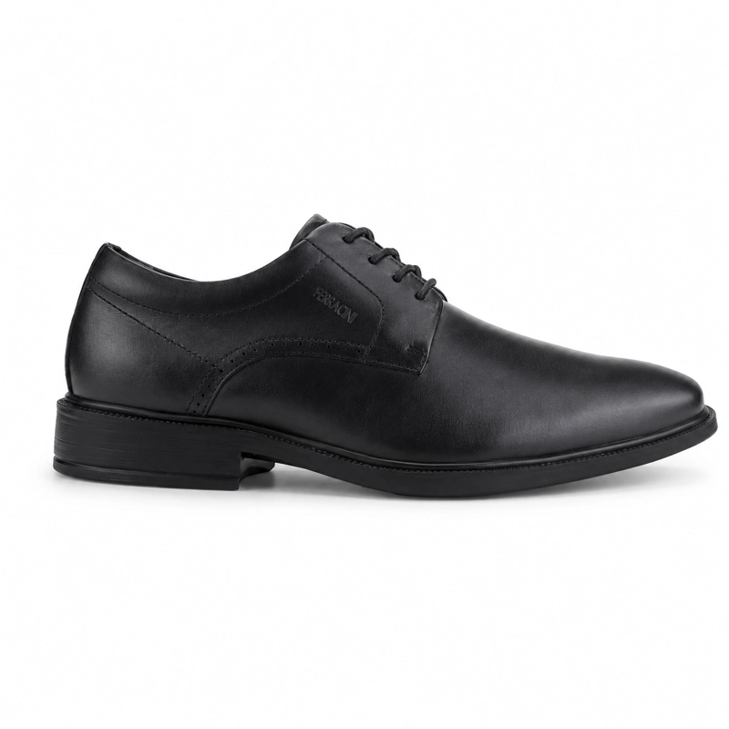 ZAPATO FERRACINI HOMBRE 6865 PARIS NEGRO CASUAL - 1