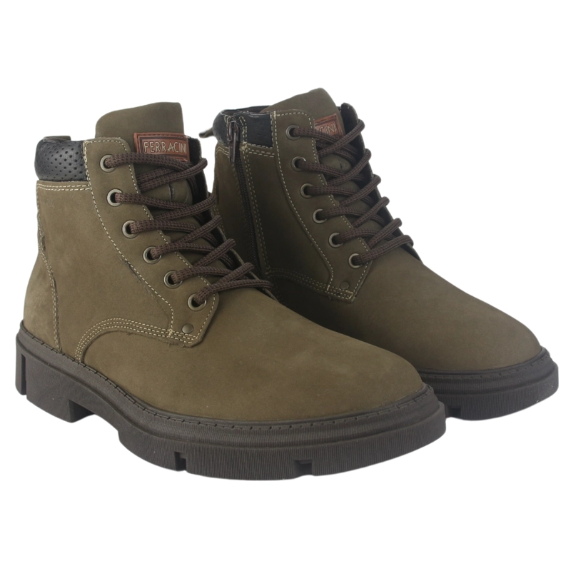BOTIN FERRACINI HOMBRE 5909 ASTON OLIVA CASUAL - 5