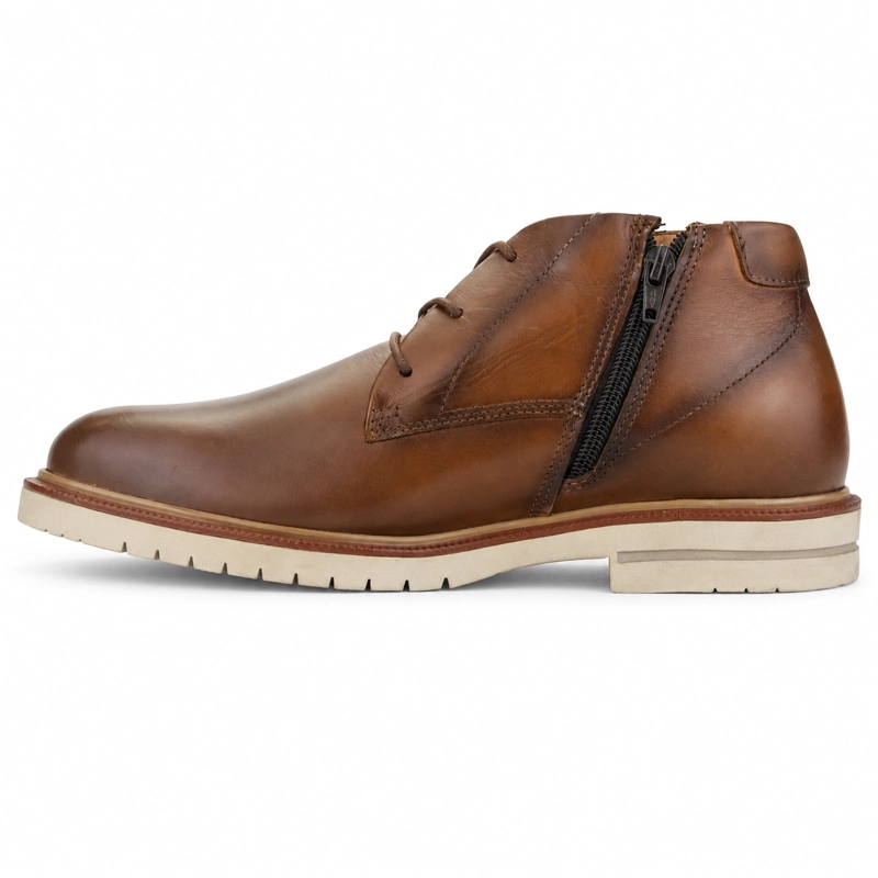 BOTIN FERRACINI HOMBRE 5437 FIRENZE CAFE  CLARO CASUAL - 2
