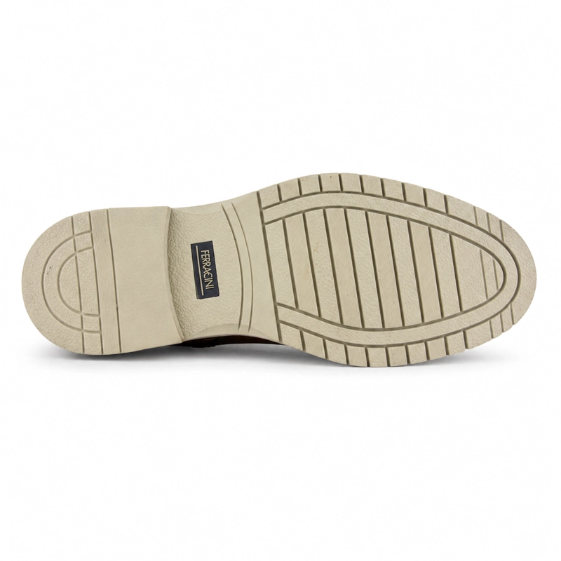 BOTIN FERRACINI HOMBRE 5437 FIRENZE CAFE  CLARO CASUAL - 5