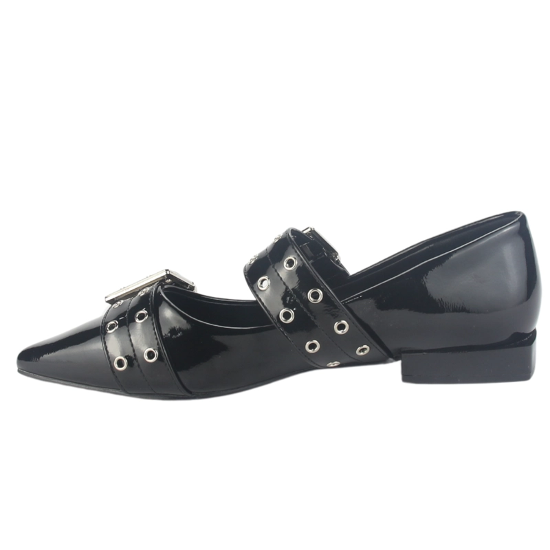 BALLERINA CHALADA MUJER SLIK-2 NEGRO CASUAL - 3