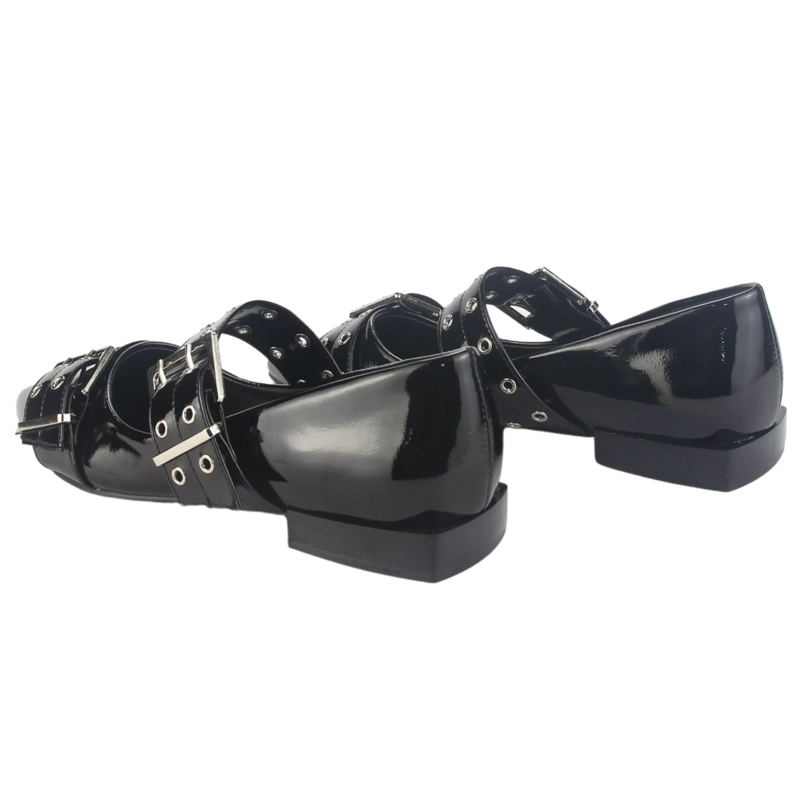 BALLERINA CHALADA MUJER SLIK-2 NEGRO CASUAL - 6
