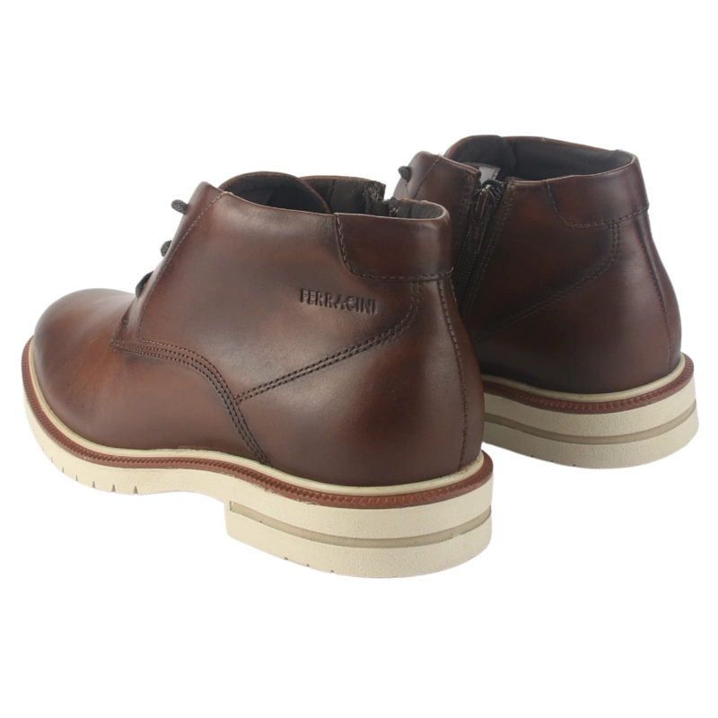 BOTIN FERRACINI HOMBRE 5437 FIRENZE CAFE  OSCURO CASUAL - 6