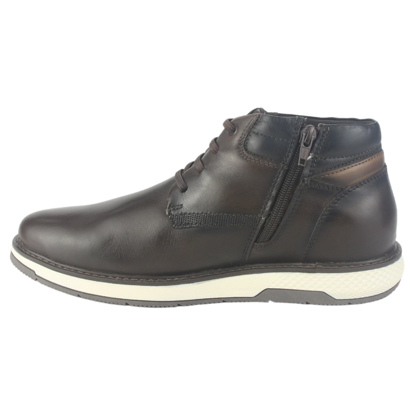BOTIN FERRACINI HOMBRE 4172 WEMBLEY CAFE  OSCURO CASUAL - 2
