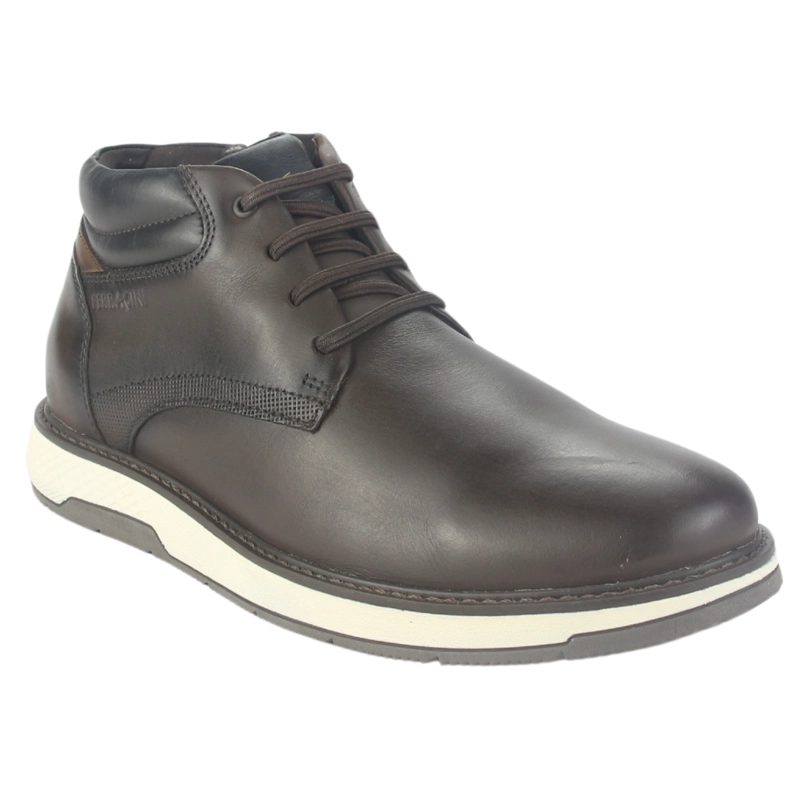 BOTIN FERRACINI HOMBRE 4172 WEMBLEY CAFE  OSCURO CASUAL - 3