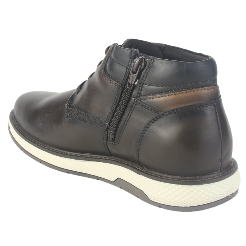 BOTIN FERRACINI HOMBRE 4172 WEMBLEY CAFE  OSCURO CASUAL - 4