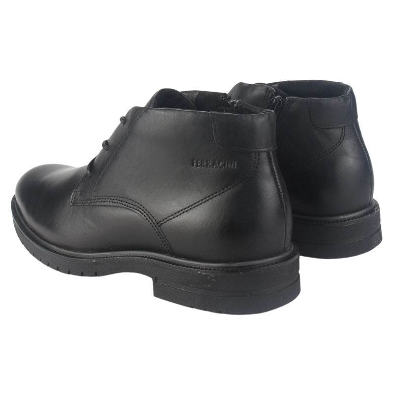 BOTIN FERRACINI HOMBRE 5437 FIRENZE NEGRO CASUAL - 6