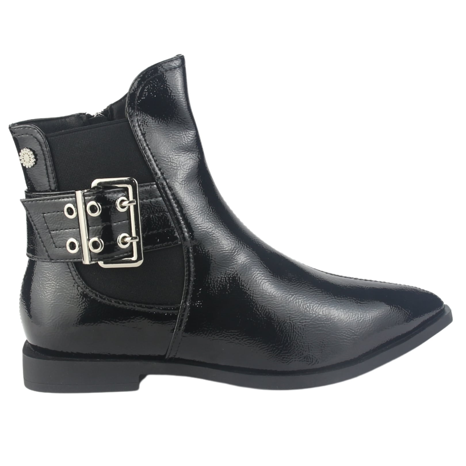 BOTIN CHALADA MUJER SLIK-10 NEGRO CASUAL - 1