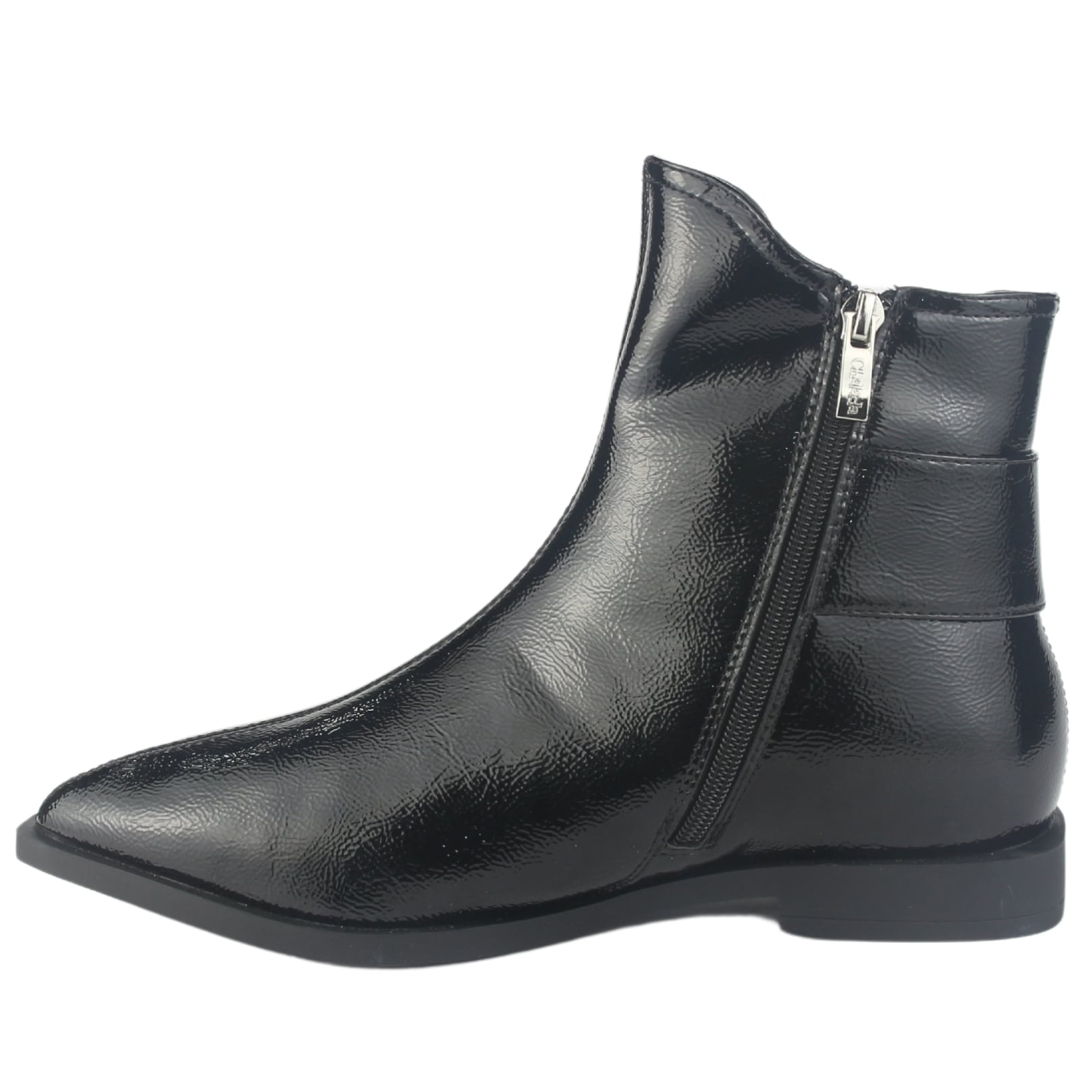 BOTIN CHALADA MUJER SLIK-10 NEGRO CASUAL - 2