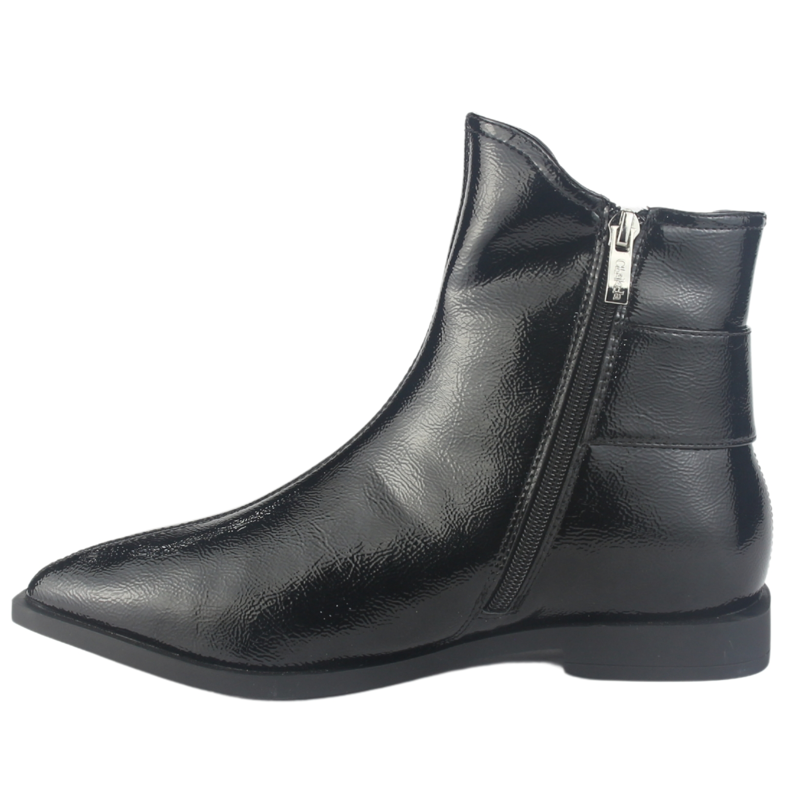 BOTIN CHALADA MUJER SLIK-10 NEGRO CASUAL - 2