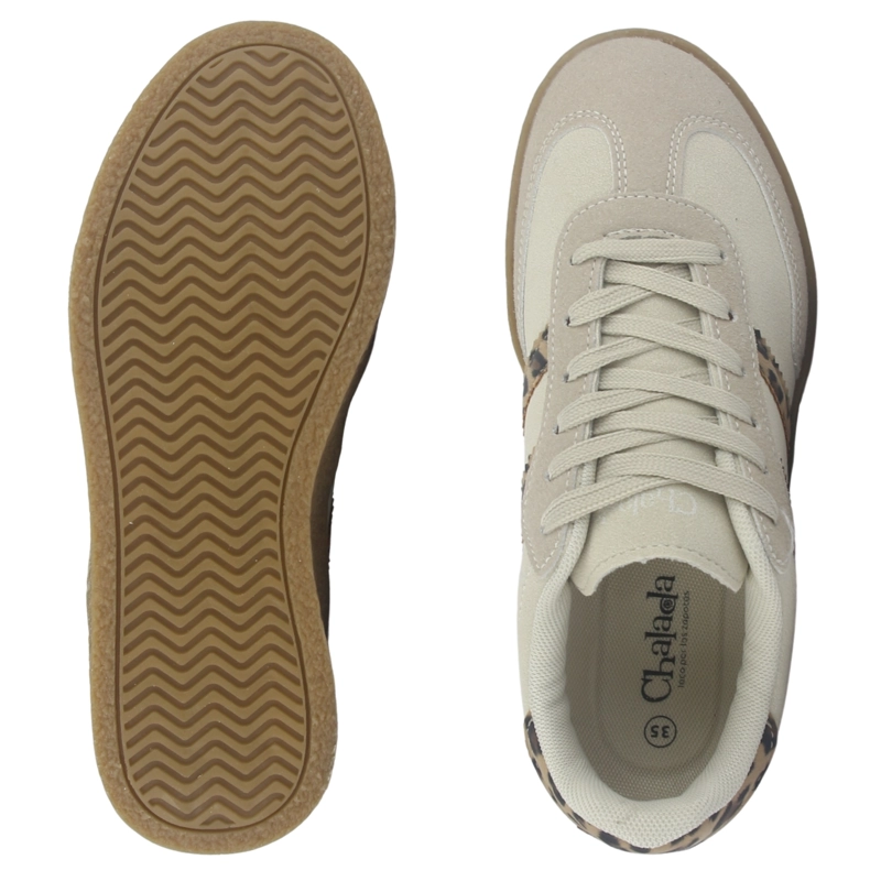 ZAPATILLA MUJER CHALADA CAJU-1 BEIGE URBANO - 7