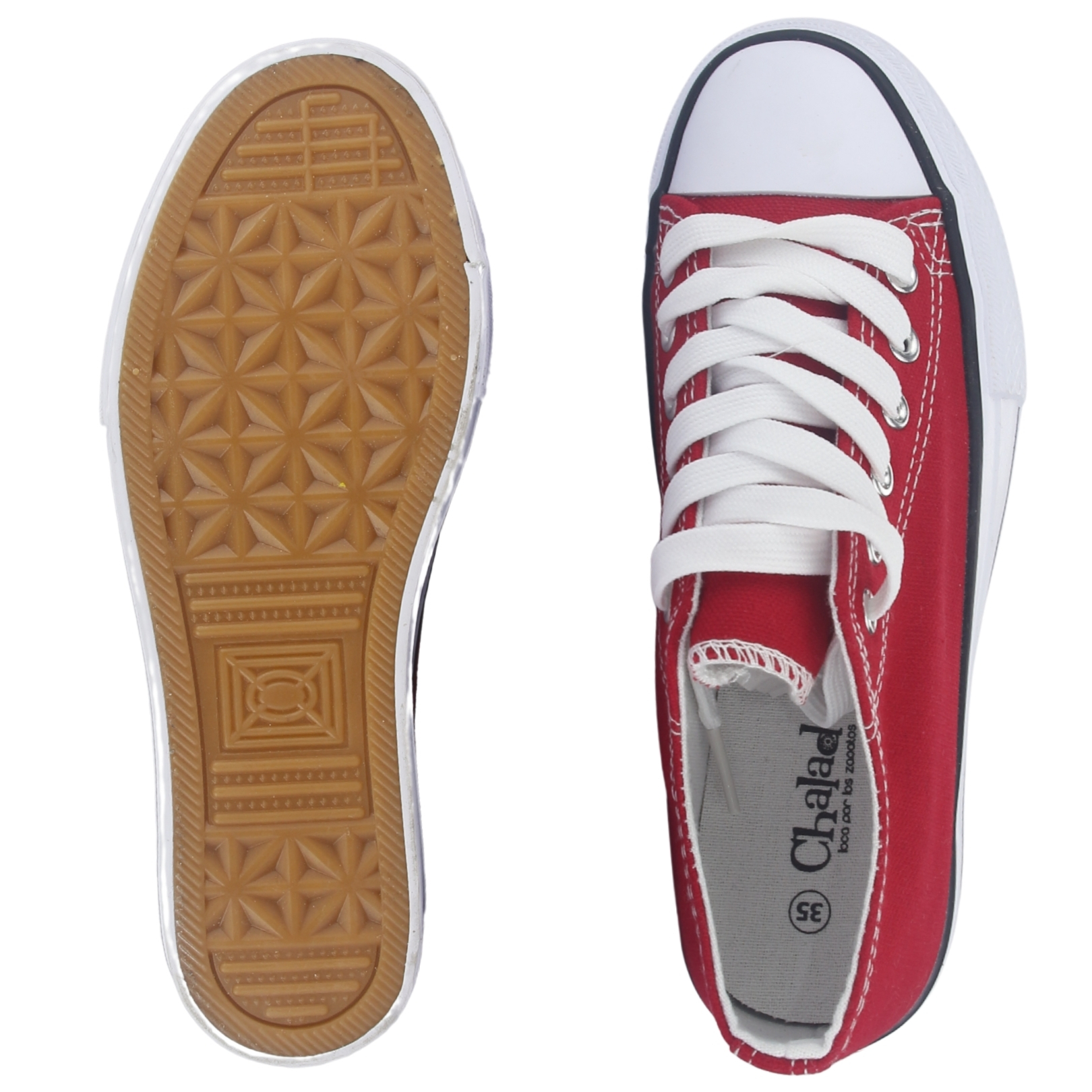 ZAPATILLA MUJER CHALADA CRUNI-1 ROJO URBANO - 6