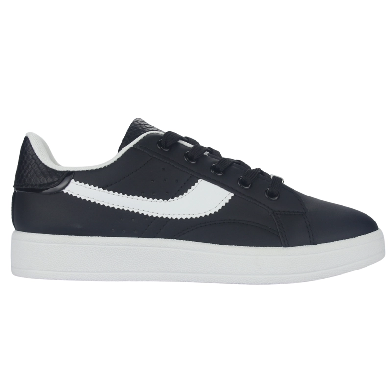 ZAPATILLA MUJER URBANO NEGRO/BLANCO CHALADA PITA-1 - 1
