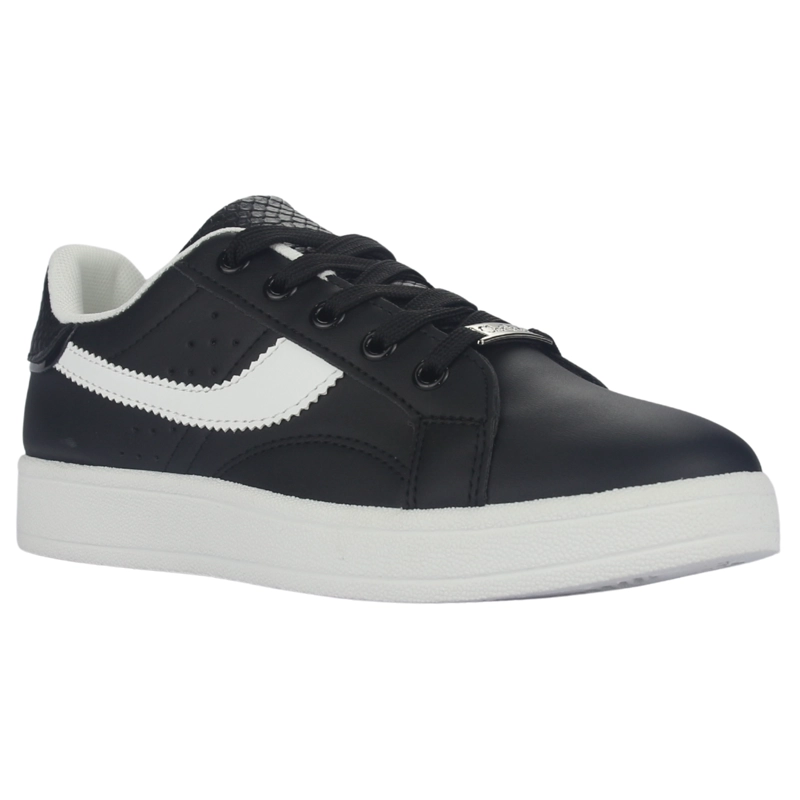 ZAPATILLA MUJER URBANO NEGRO/BLANCO CHALADA PITA-1 - 3
