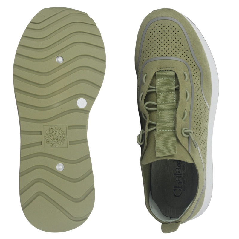 ZAPATILLA MUJER URBANO OLIVA CHALADA VITA-8 - 7