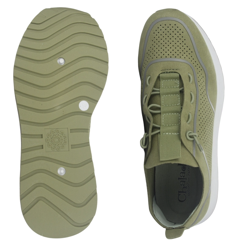 ZAPATILLA MUJER URBANO OLIVA CHALADA VITA-8 - 7