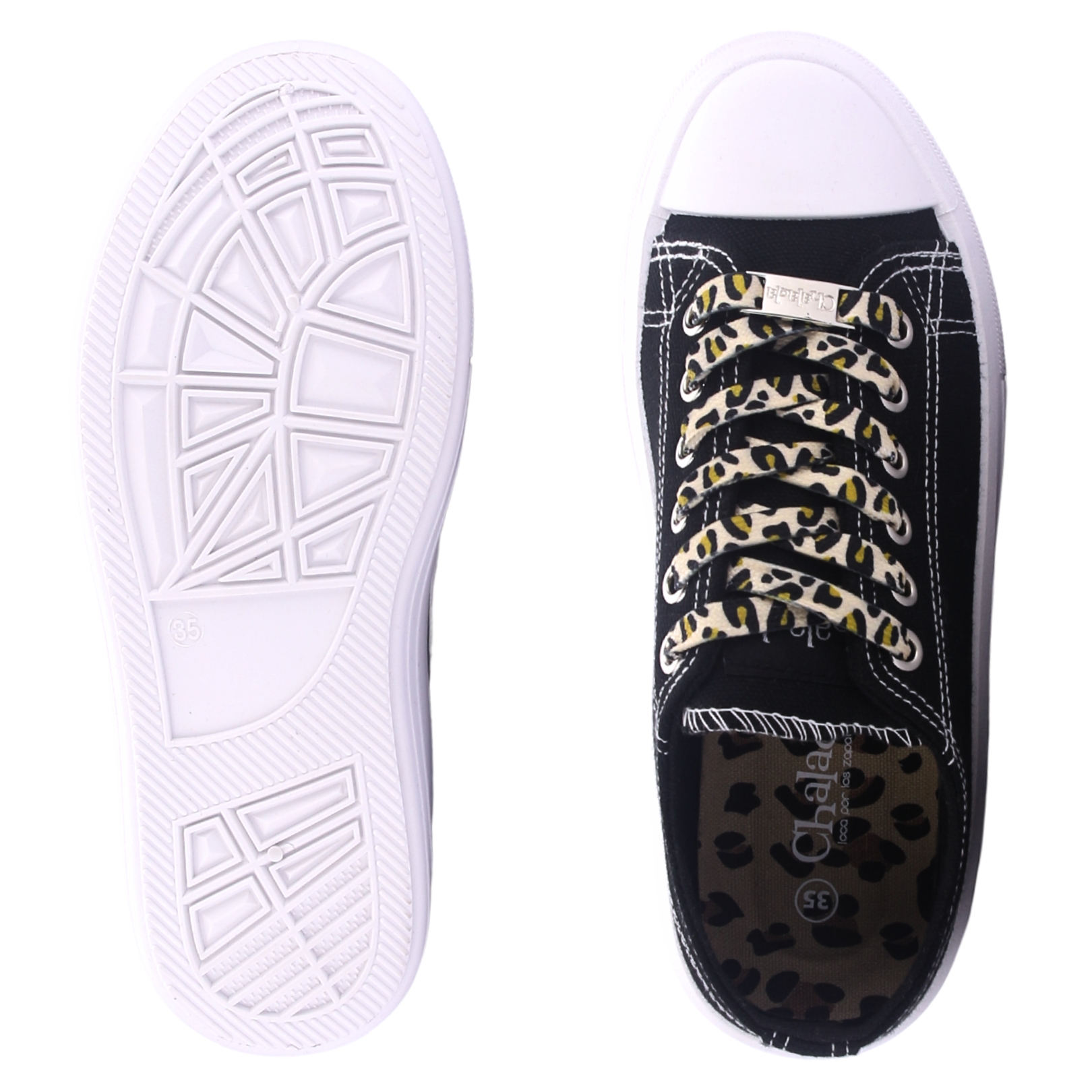 ZAPATILLA MUJER CHALADA CLU-10 NEGRO URBANO - 7