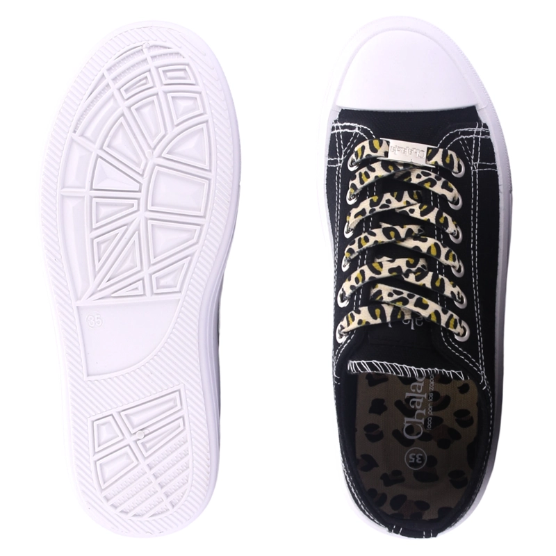 ZAPATILLA MUJER CHALADA CLU-10 NEGRO URBANO - 7