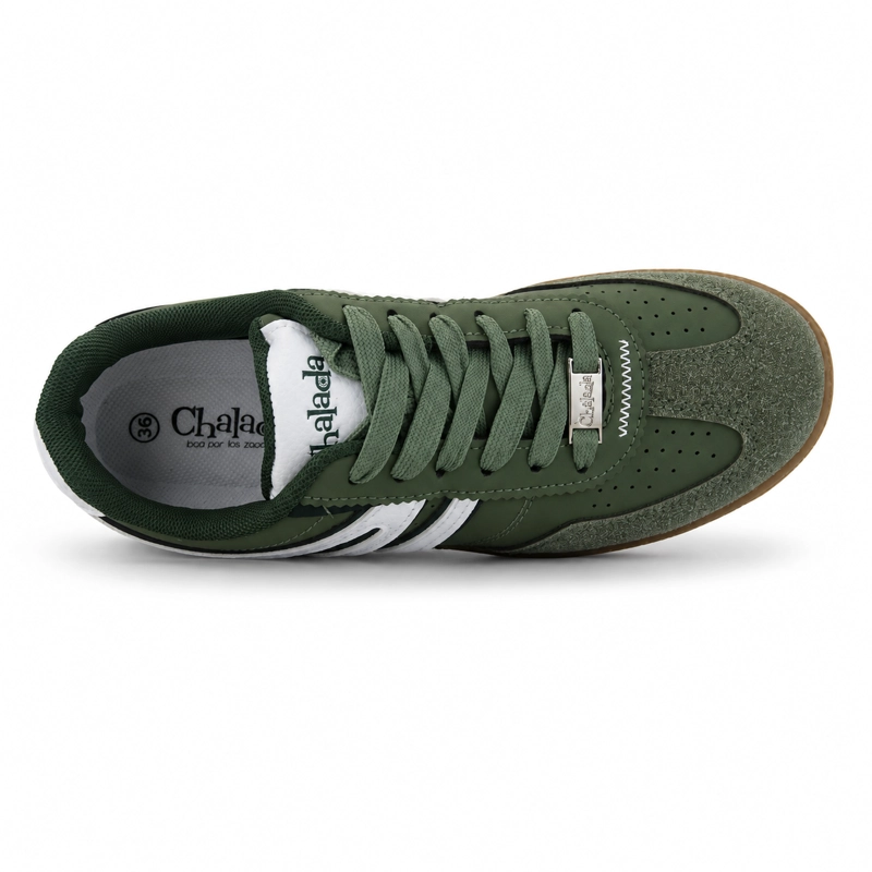 ZAPATILLA VERDE MUJER URBANO CHALADA ARU - 5