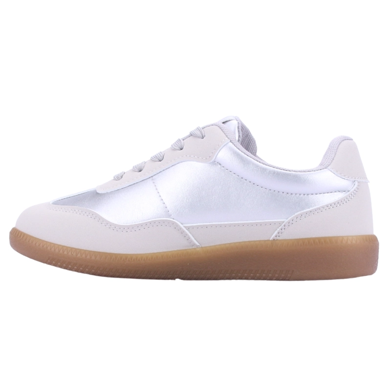 ZAPATILLA MUJER URBANO PLATEADO CHALADA ANTULOW-1 - 2