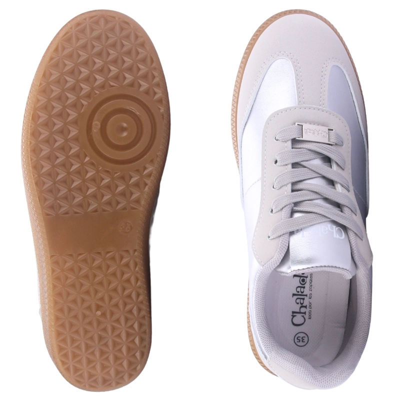 ZAPATILLA MUJER URBANO PLATEADO CHALADA ANTULOW-1 - 7