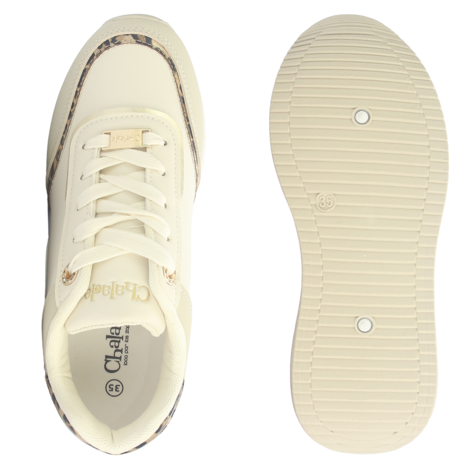 ZAPATILLA MUJER CHALADA VALKA-2 BEIGE URBANO - 7