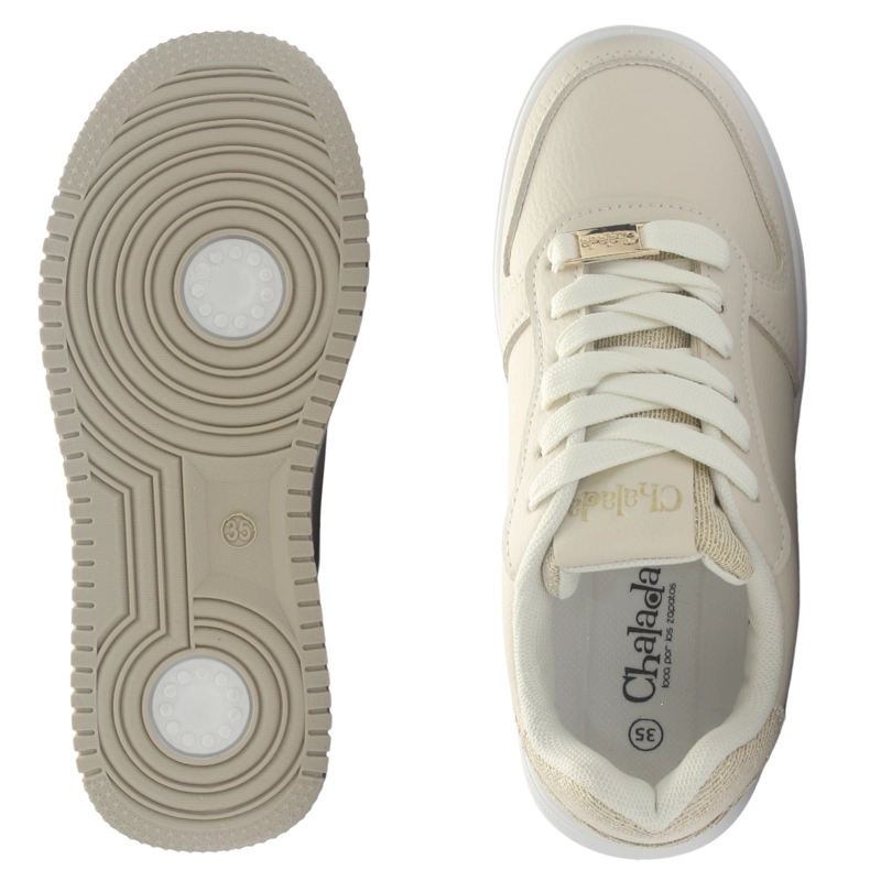 ZAPATILLA MUJER CHALADA JAVA-1 BEIGE URBANO - 7