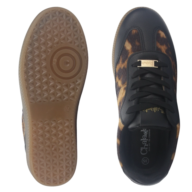 ZAPATILLA MUJER URBANO NEGRO/PRINT CHALADA ANTULOW-1 - 7